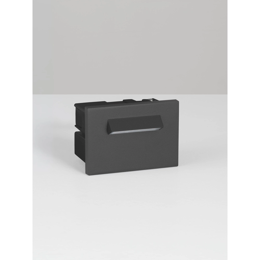 Recessed light Recto for wall dark grey Lyora 5212063504950