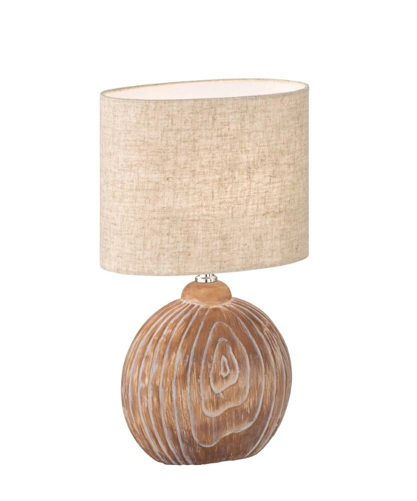 Table lamp Tobse made of ceramic and fabric