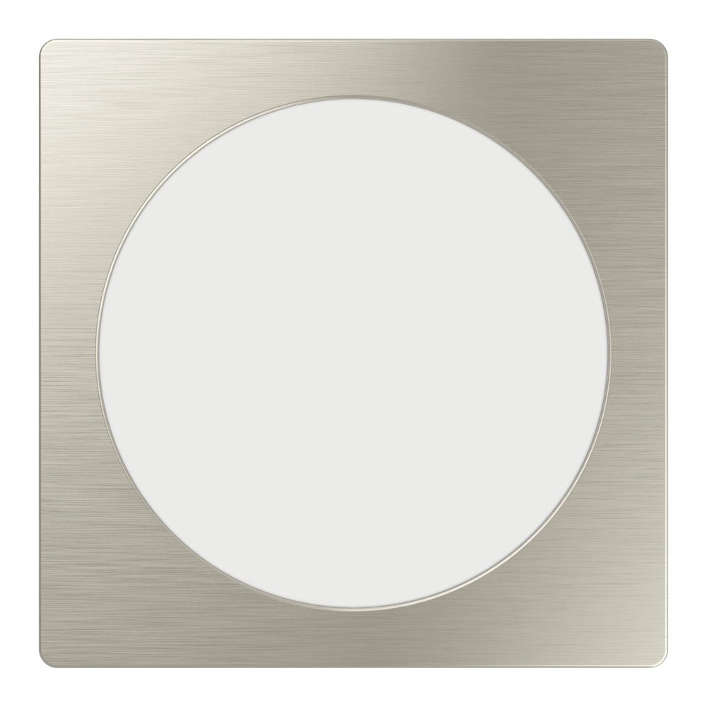 Recessed lamp Fueva 6 Square - Stainless Steel - 16.6x16.6cm