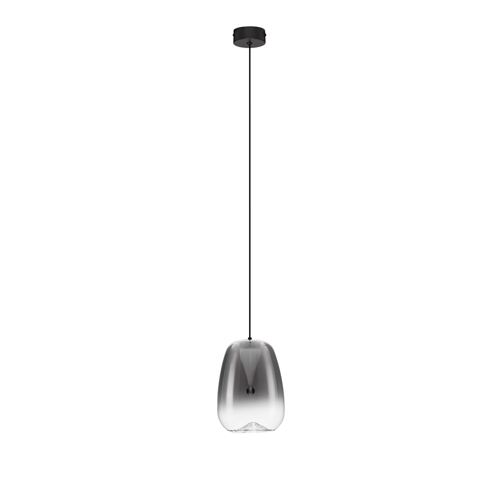 Design pendant lamp Oblo 1-light smoke glass Lyora 5212017474100