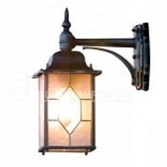 Outdoor lamp Milano Down black silver flamed