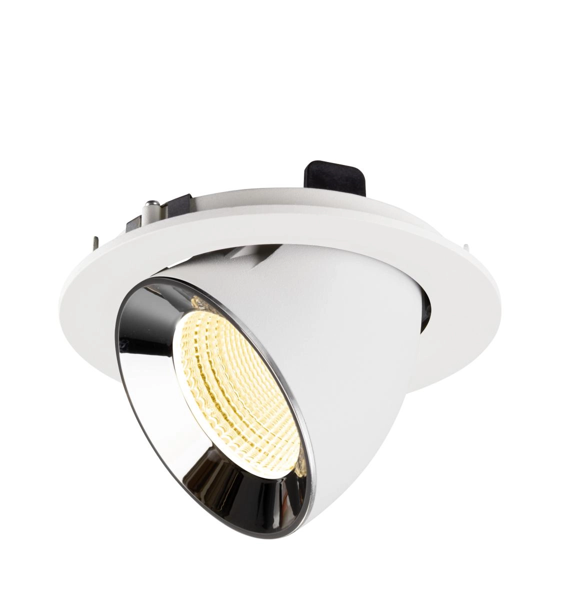 Recessed spotlight Numinos Gimble L white/chrome 3000K - 55deg SLV 4024163310161
