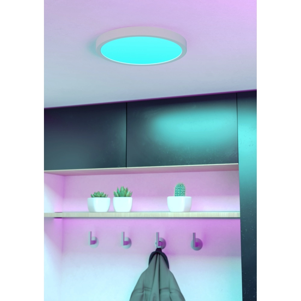 Ceiling light IP44 Fueva 6-Z round - white - Ø 27,8cm Eglo 9008606330553