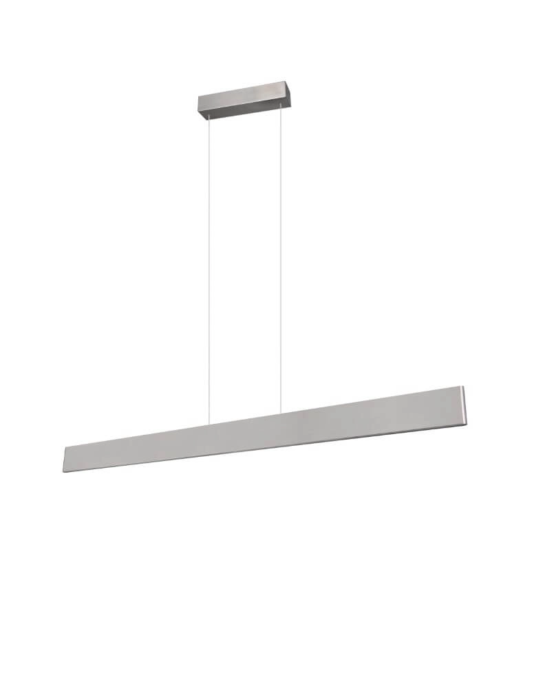 Led Office Pendant Light Galway 150cm - Stainless Steel Trio 4017807616675