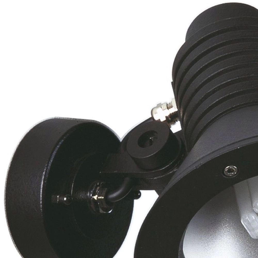 Black outdoor wall spotlight Orientable 18.5cm Albert 4007235621822