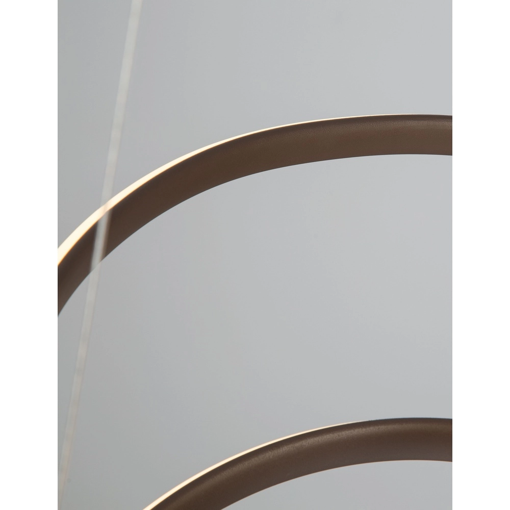 Design pendant lamp Menton coffee brown Lyora 5212017424310