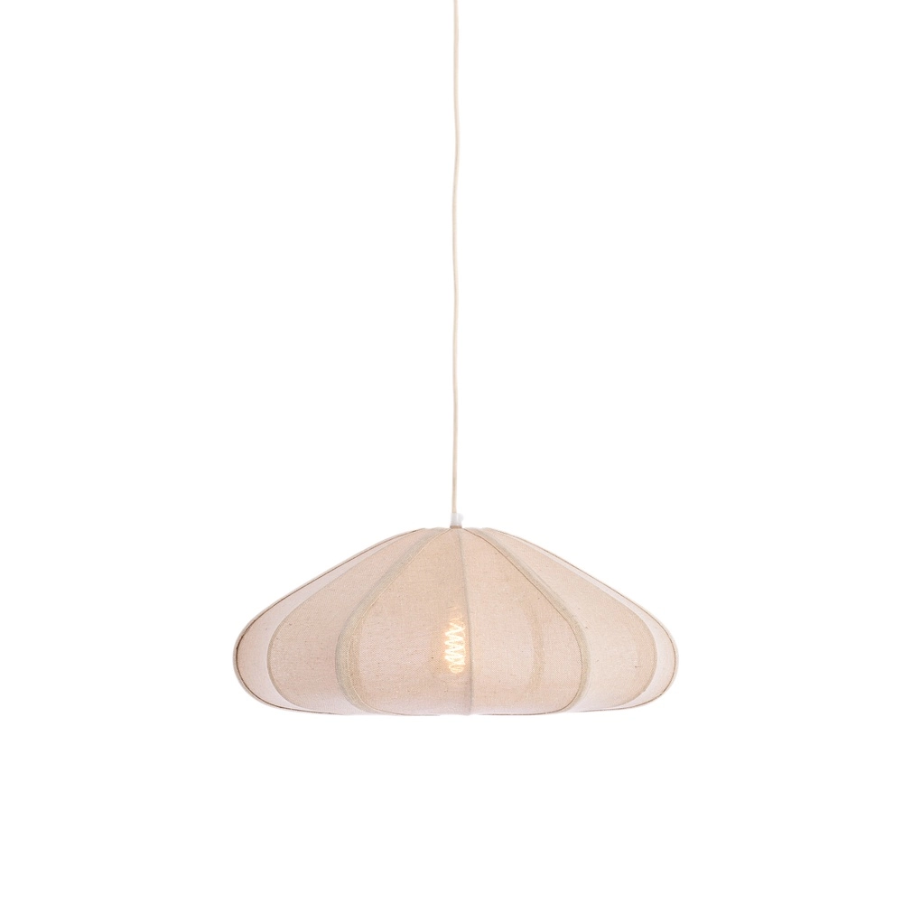 Fabric pendant lamp Cesano Ø 50cm - natural Light & Living 8717807779252