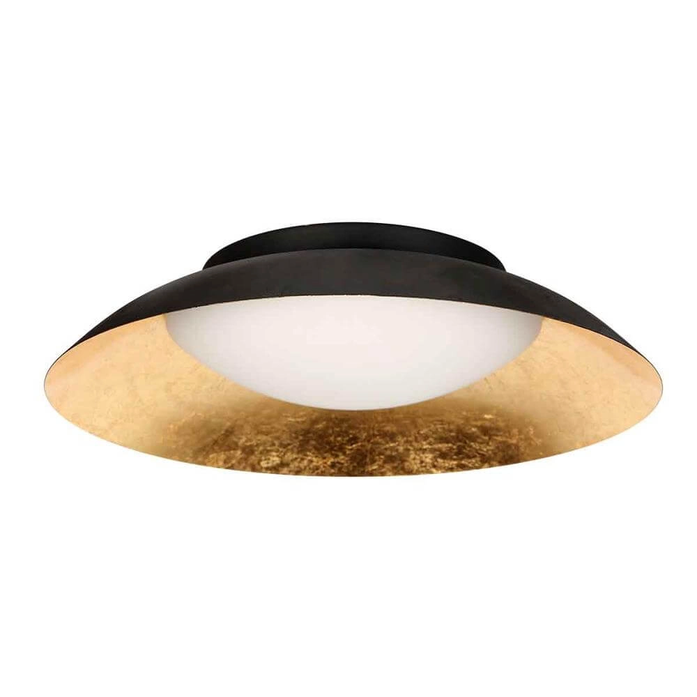 Ceiling lamp Walcie black with gold