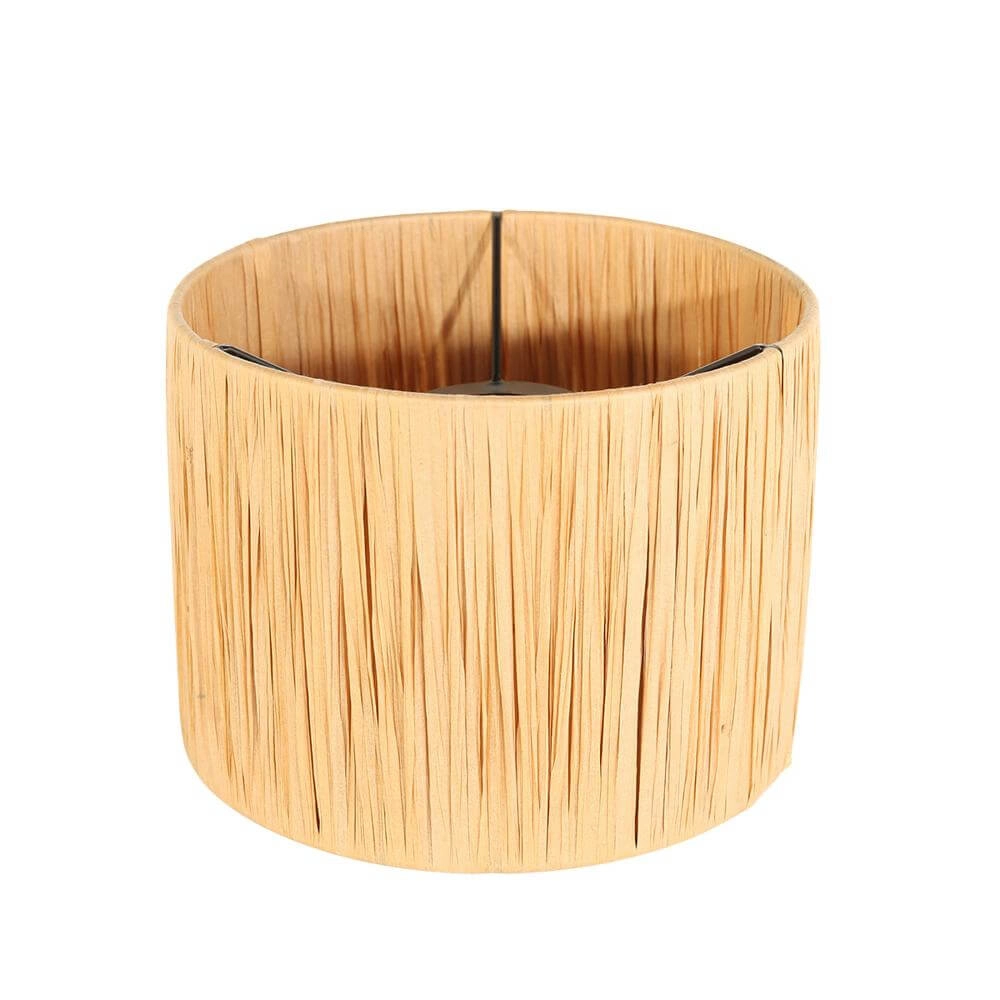 Table lamp Stang black with straw shade Steinhauer 8712746172072