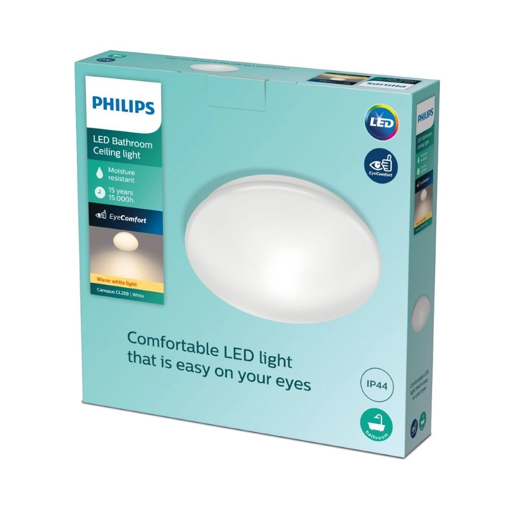 Bathroom Ceiling lamp Canopus Ø 32cm Philips 8718699777272