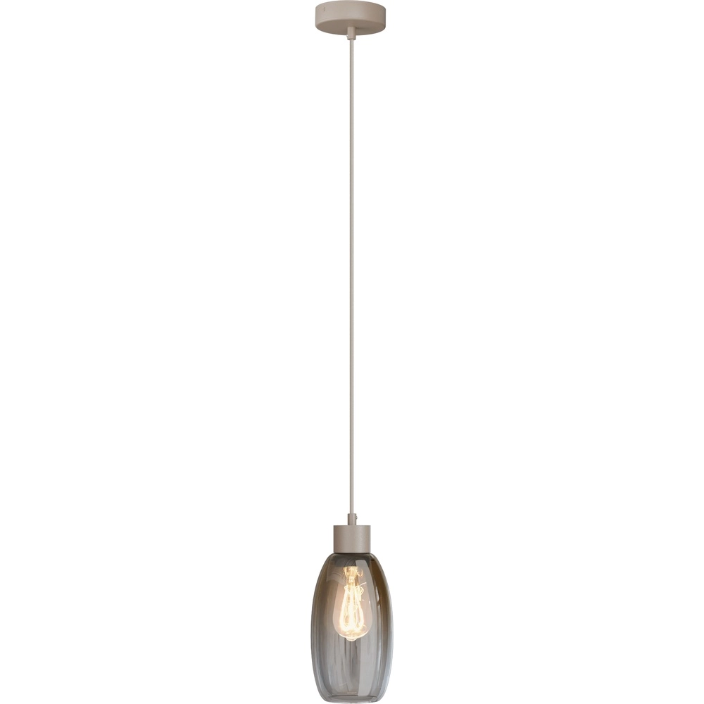 Glass pendant lamp Olive Ø 12.5cm - sand