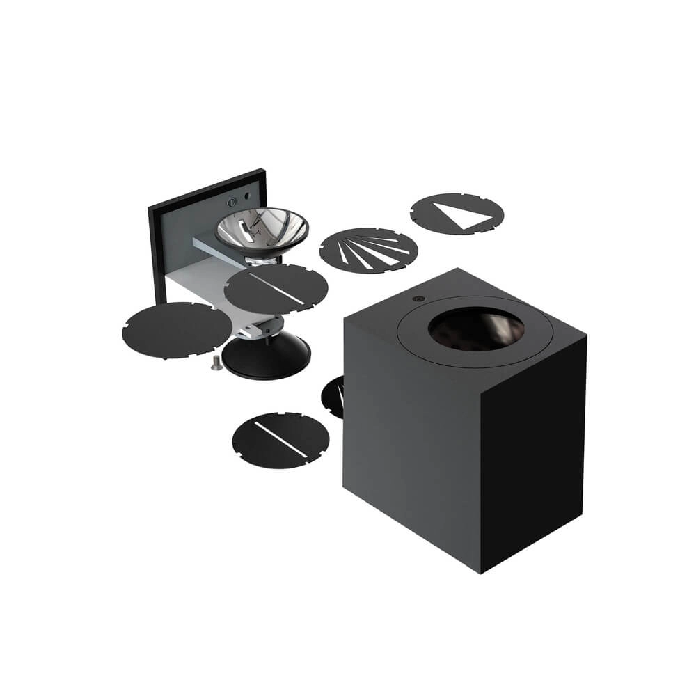 Square spotlight Canto White Up Up & Down Nordlux 5701581482982