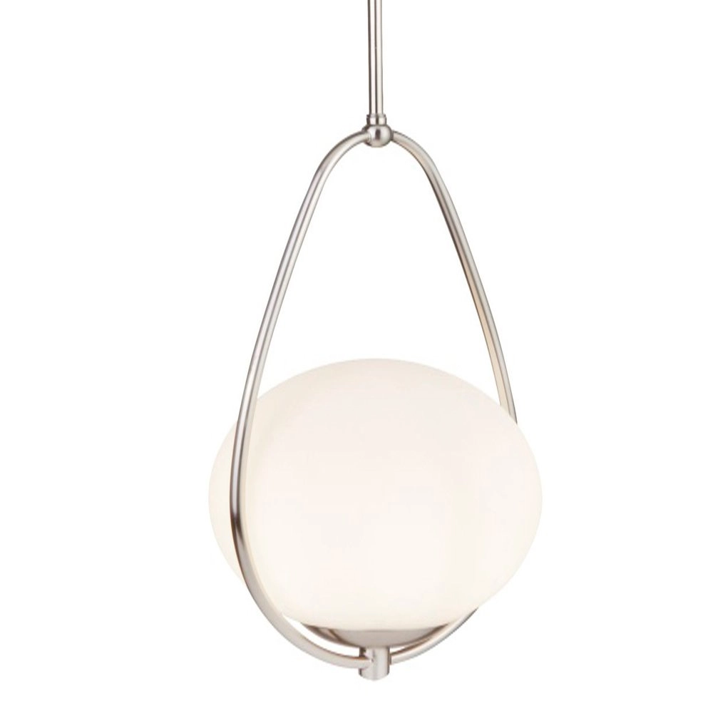 Pendant lamp Avalon with white glass