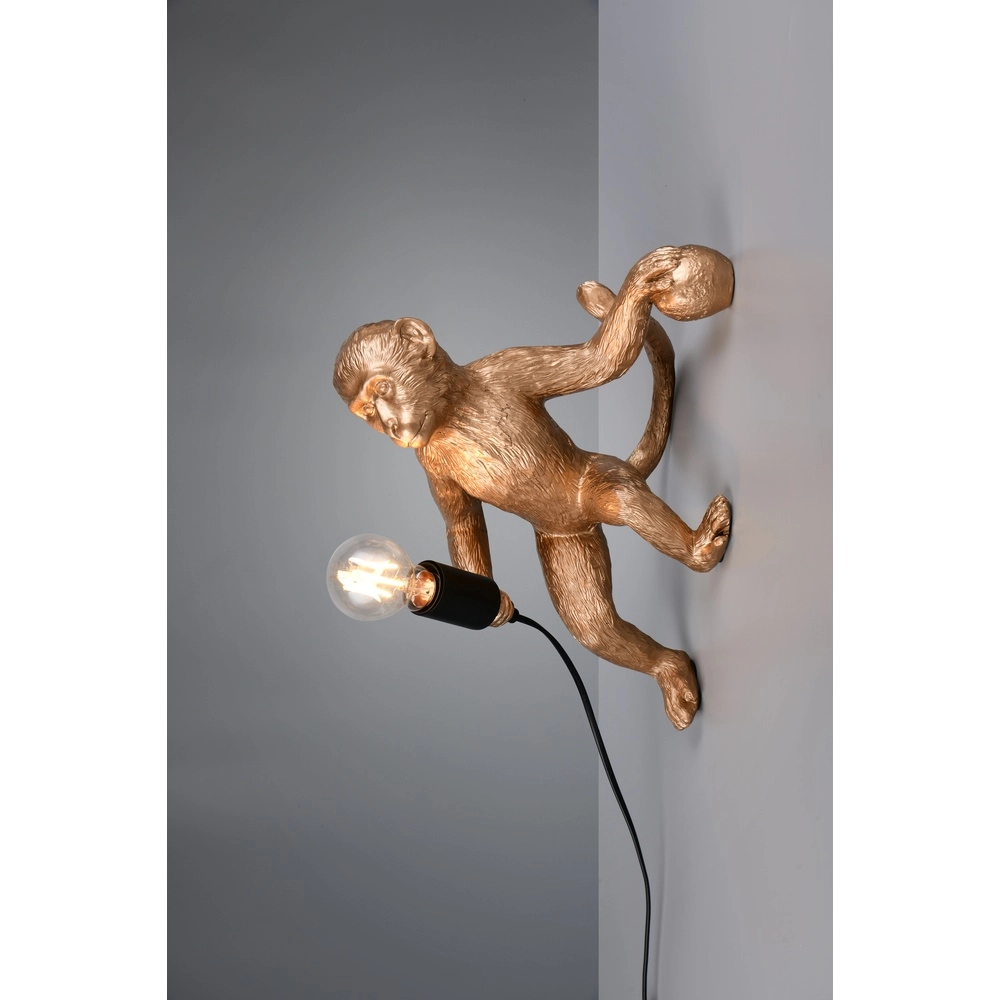 Wall lamp Louy monkey gold Trio 4017807667967