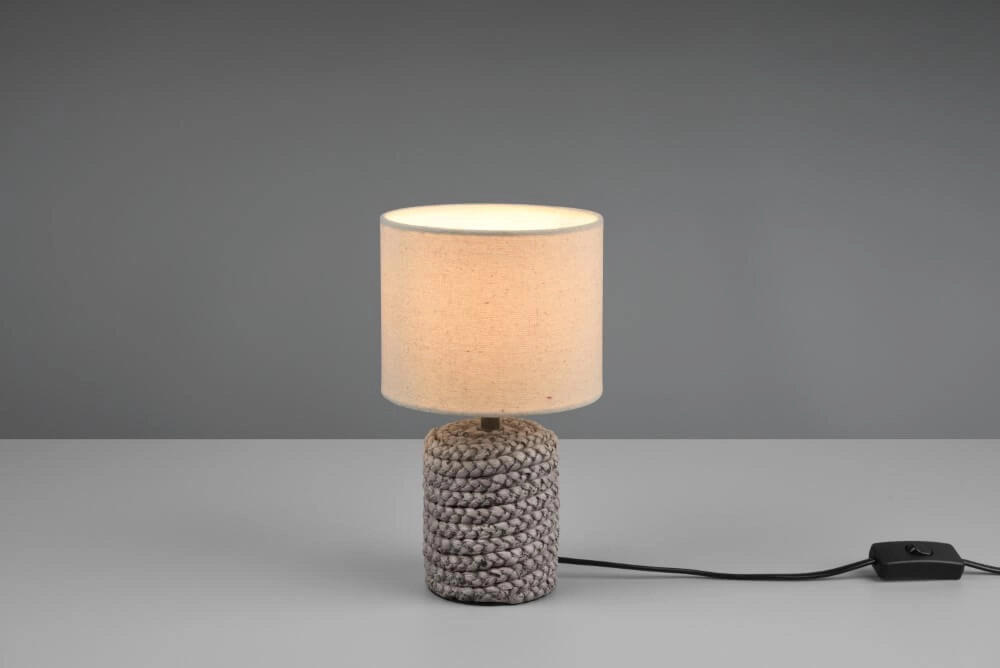 Table lamp Mala 26cm rattan with cream Trio 4017807506839