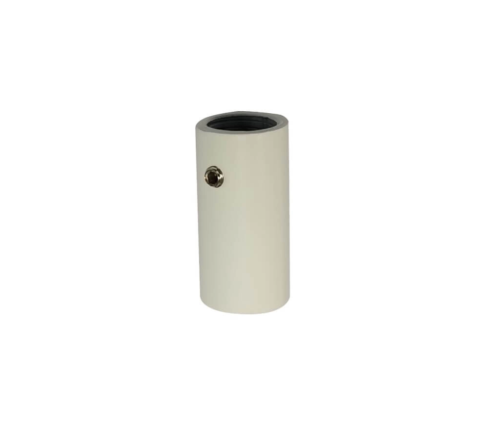 1 phase Track mount nipple white