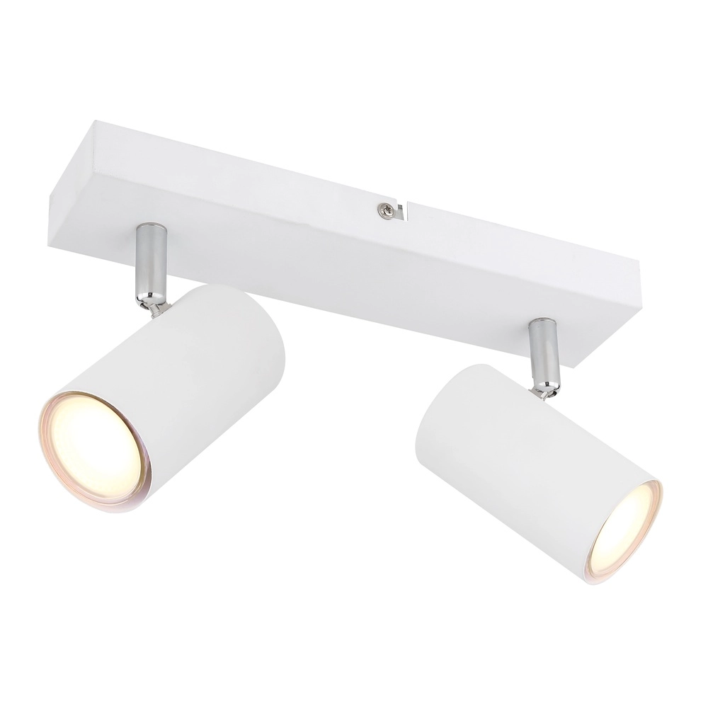 Ceiling lamp 2-lights Robby white