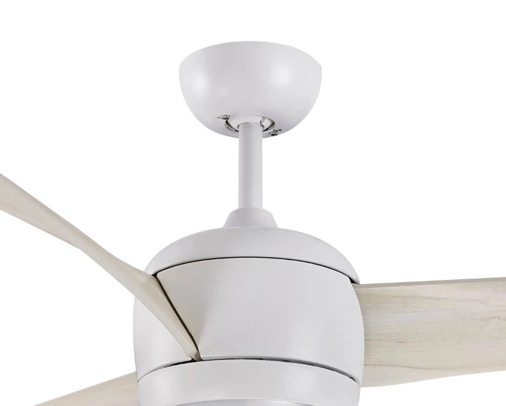 Silent ceiling fan Airfusion Nordic Ø 143cm white Beacon 9333509134268