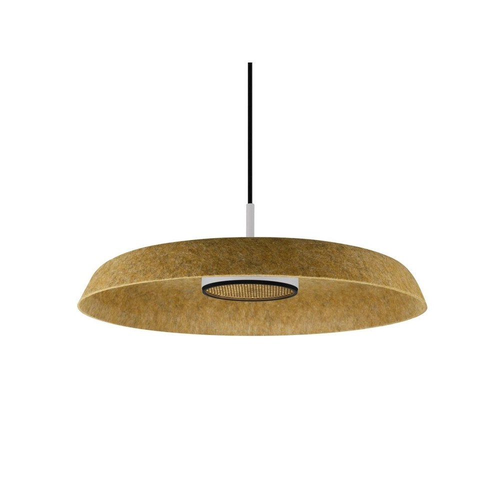 Felt hood Grip! Flat Ø 50 x 6.2cm ochre yellow SLV 4024163316194