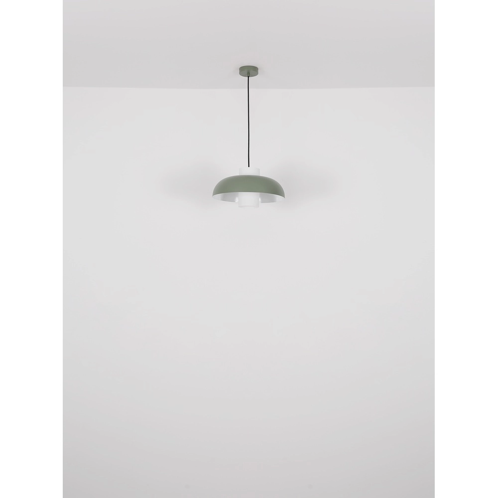 Modern pendant lamp Lowe green Ø 38cm Globo 9007371515165