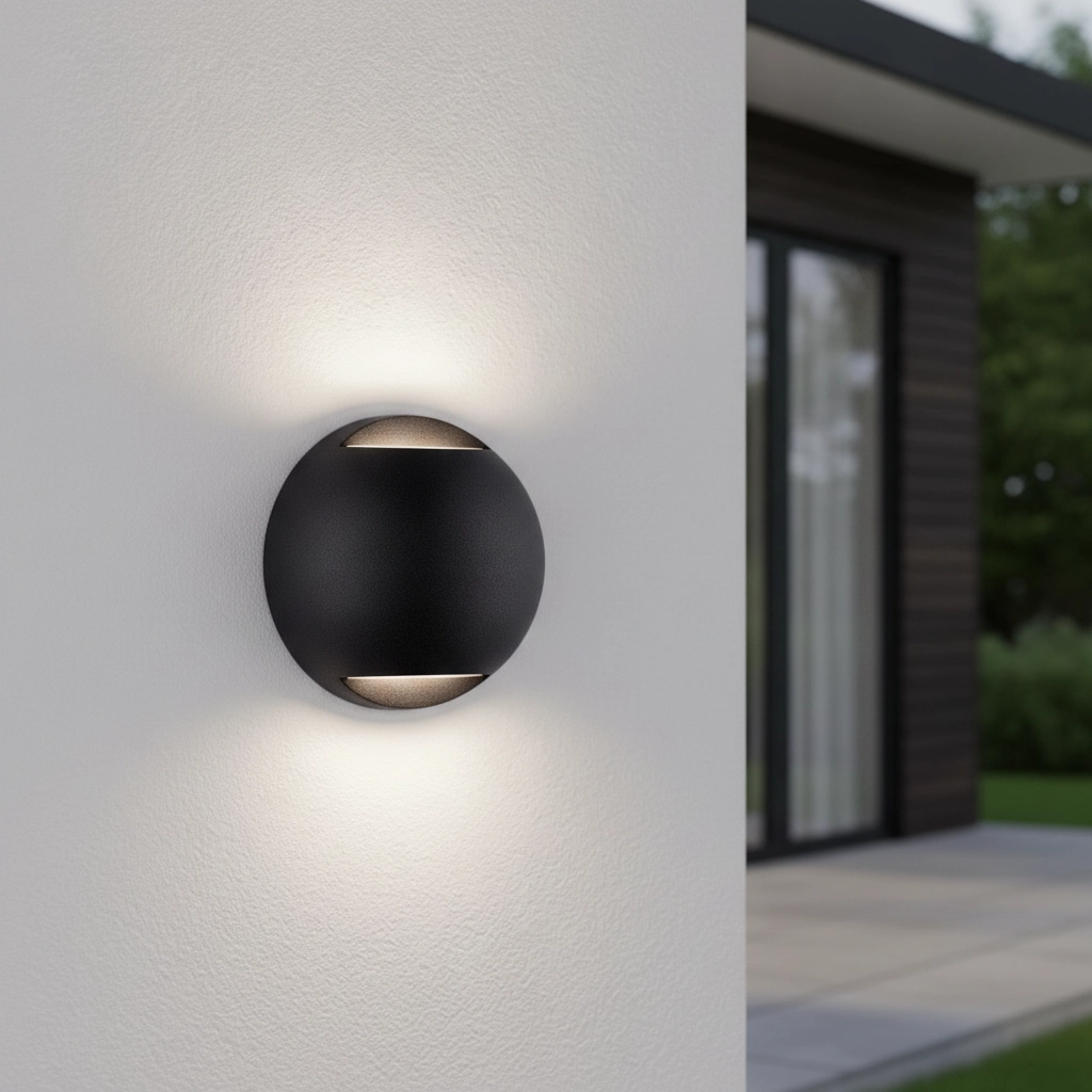 Wall lamp Passo Double Black