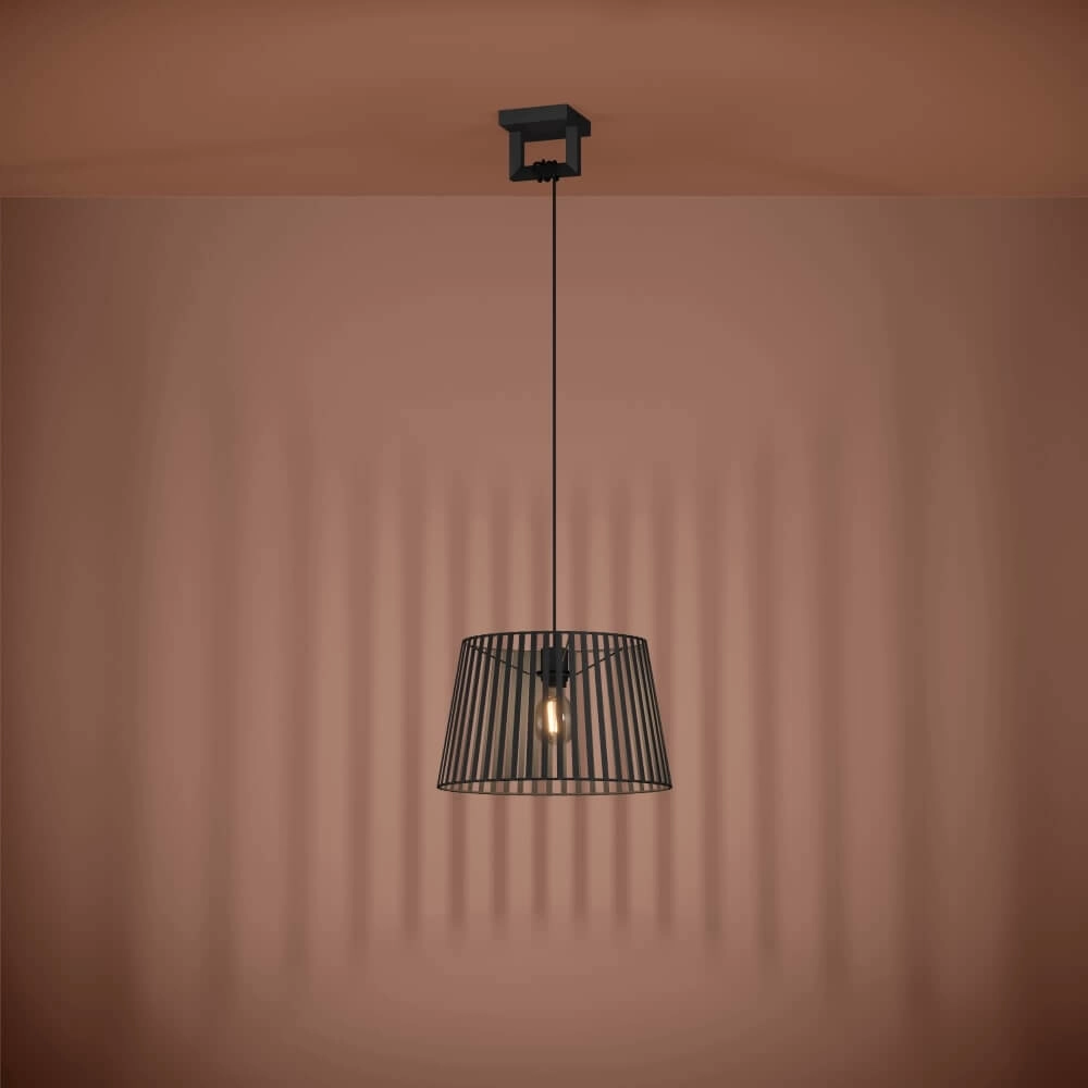 Black wire hanging lamp Bogota Stars of Light 9008606220748