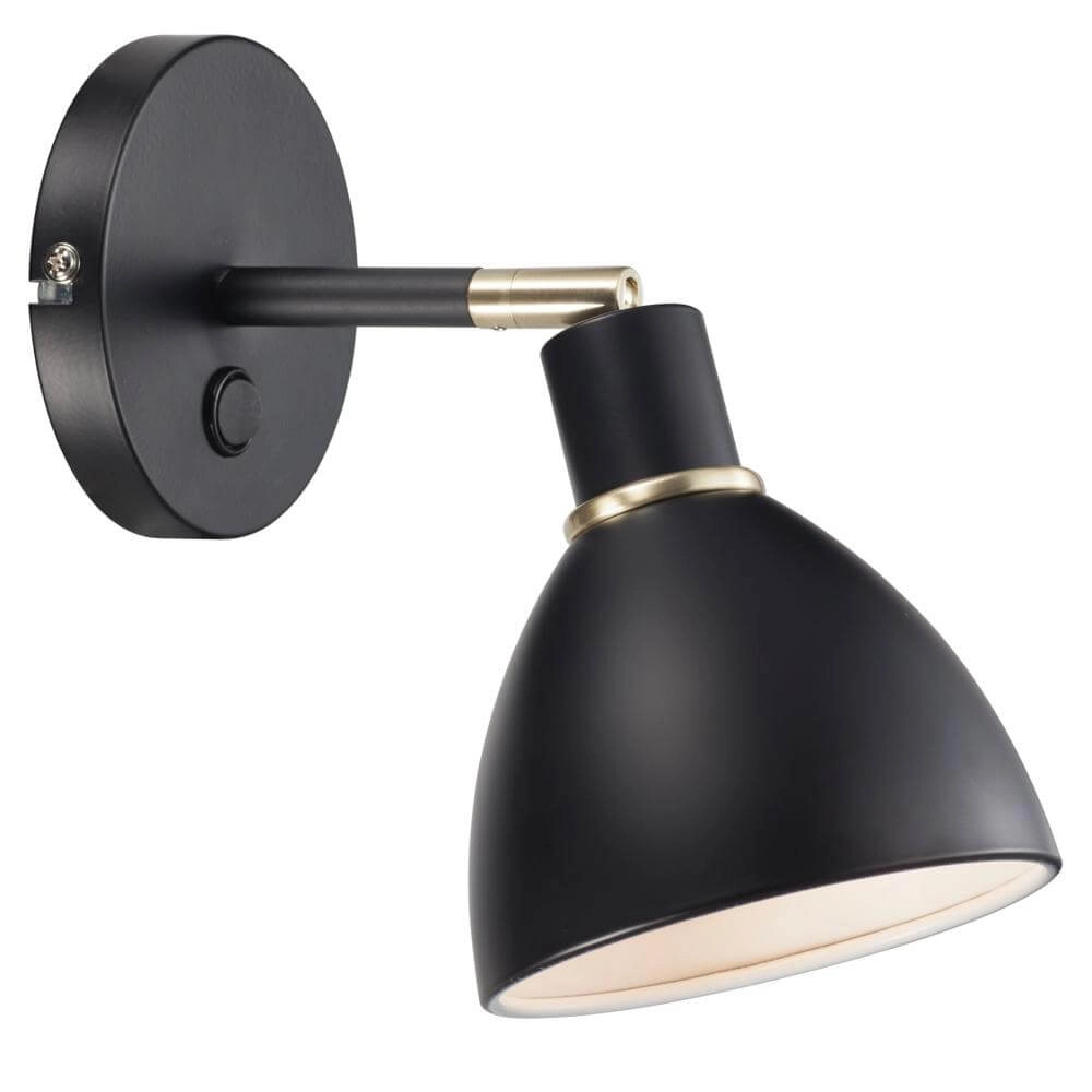Wall lamp Ray black