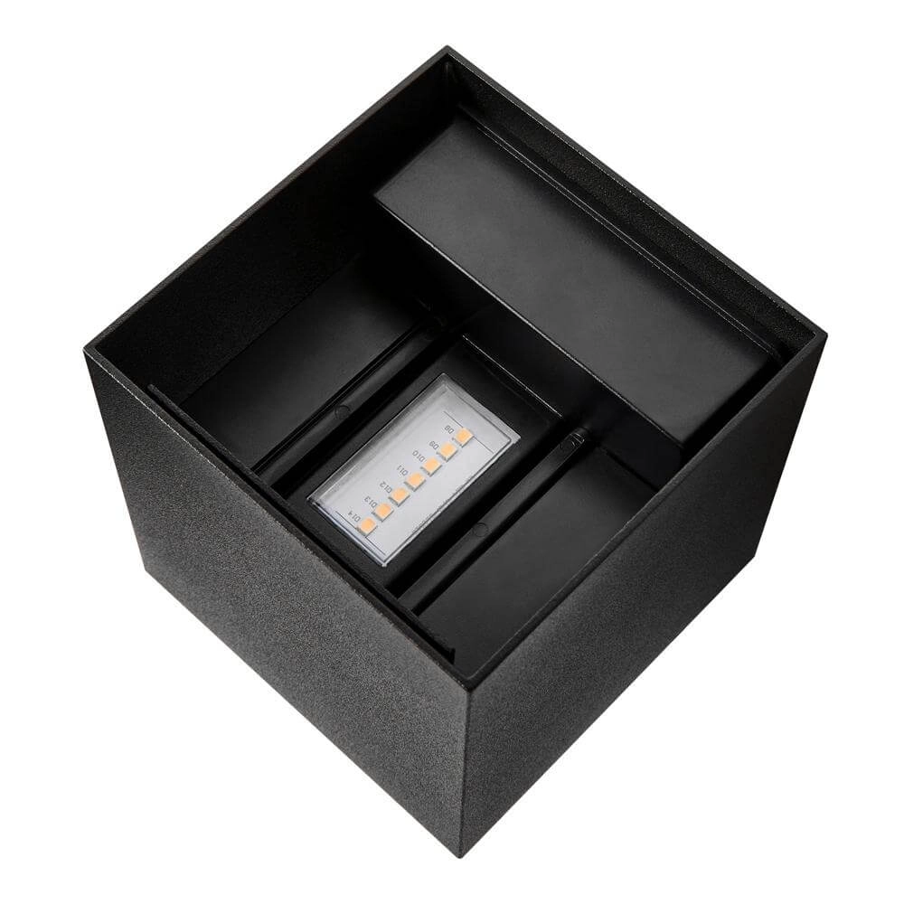 Square surface-mounted spot Milda black Nordlux 5704924017711