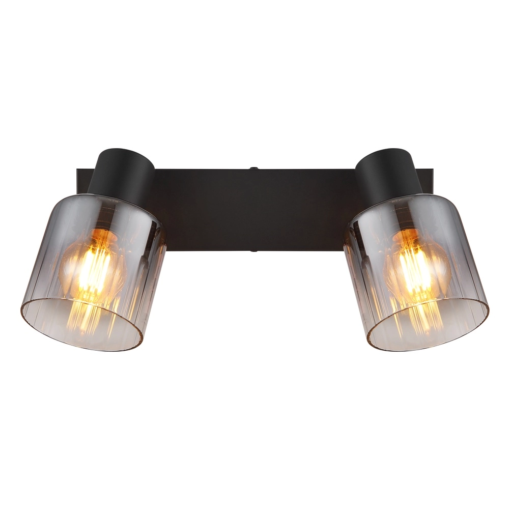 Ceiling lamp Jack 2-light black Globo 9007371516834