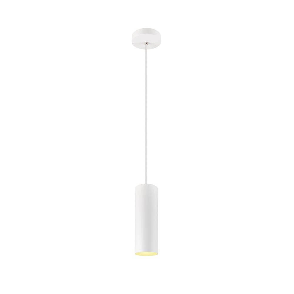 Sleek pendant lamp New Enola white Ø 10cm