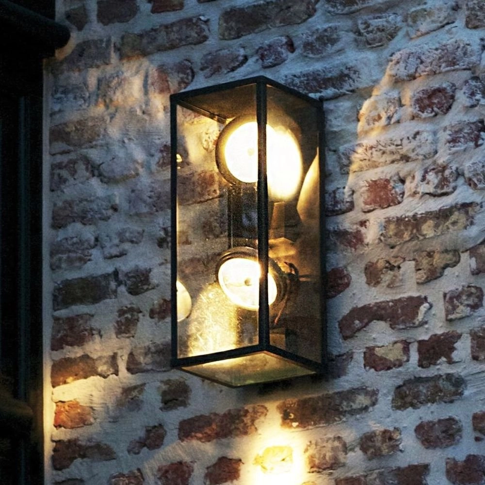 Wall lamps nostalgic Vitrine 2L AR111 Country style