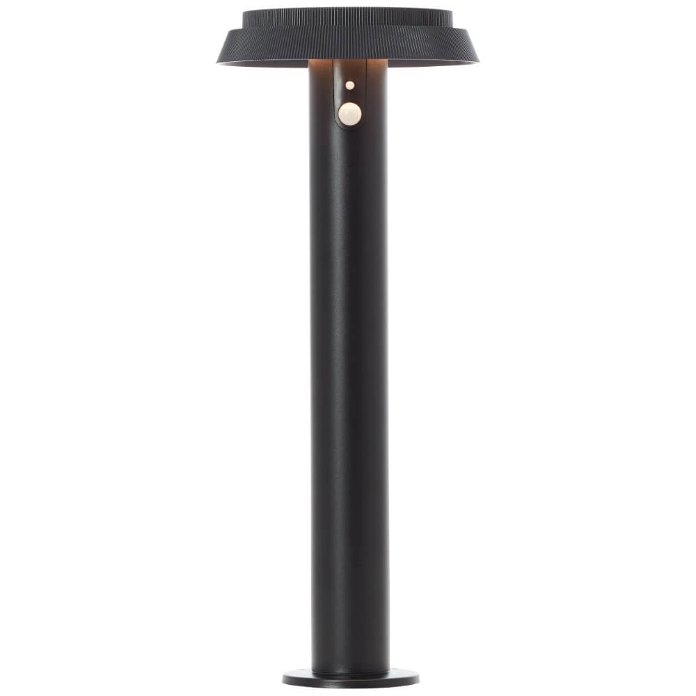 Black floor lamp Alvero with sensor Brilliant 4004353437830