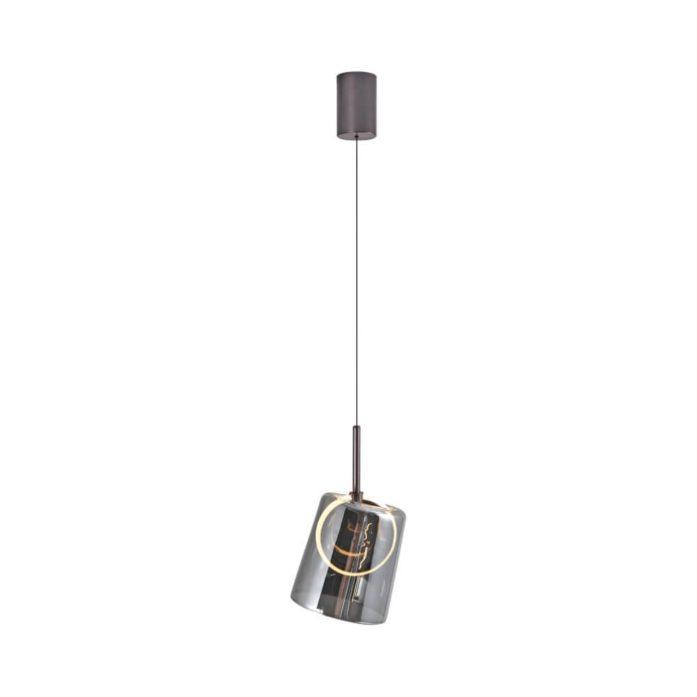 Pendant lamp Zula smoked