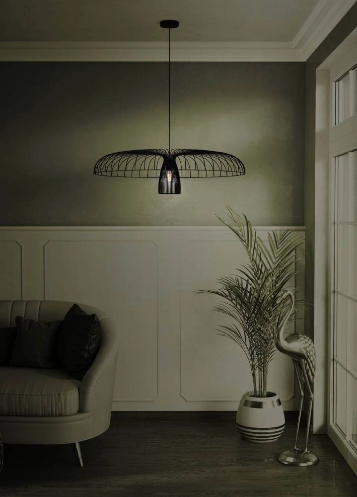 XXL wire hanging lamp Champerico Ø 99cm Stars of Light 9008606243242