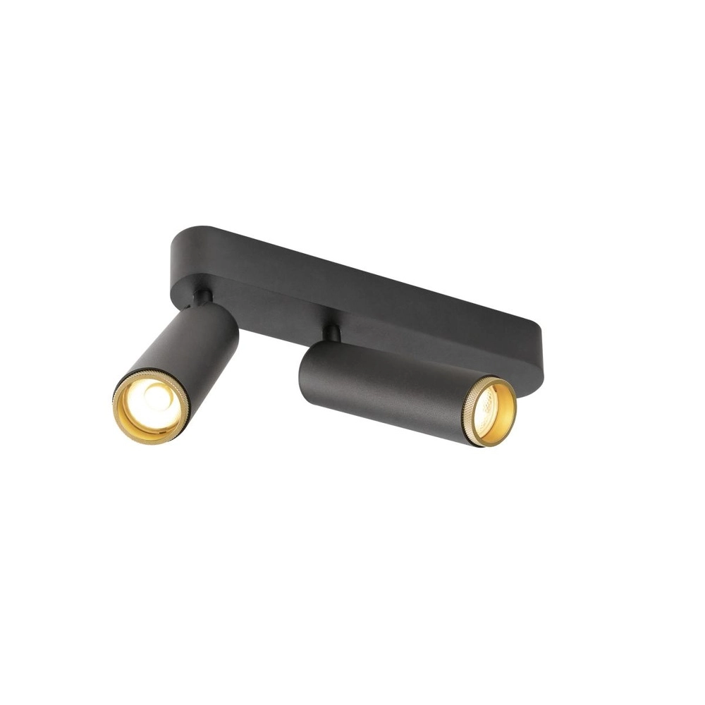 Surface-mounted spot Grip! M 2-light black 3000K SLV 4024163304573