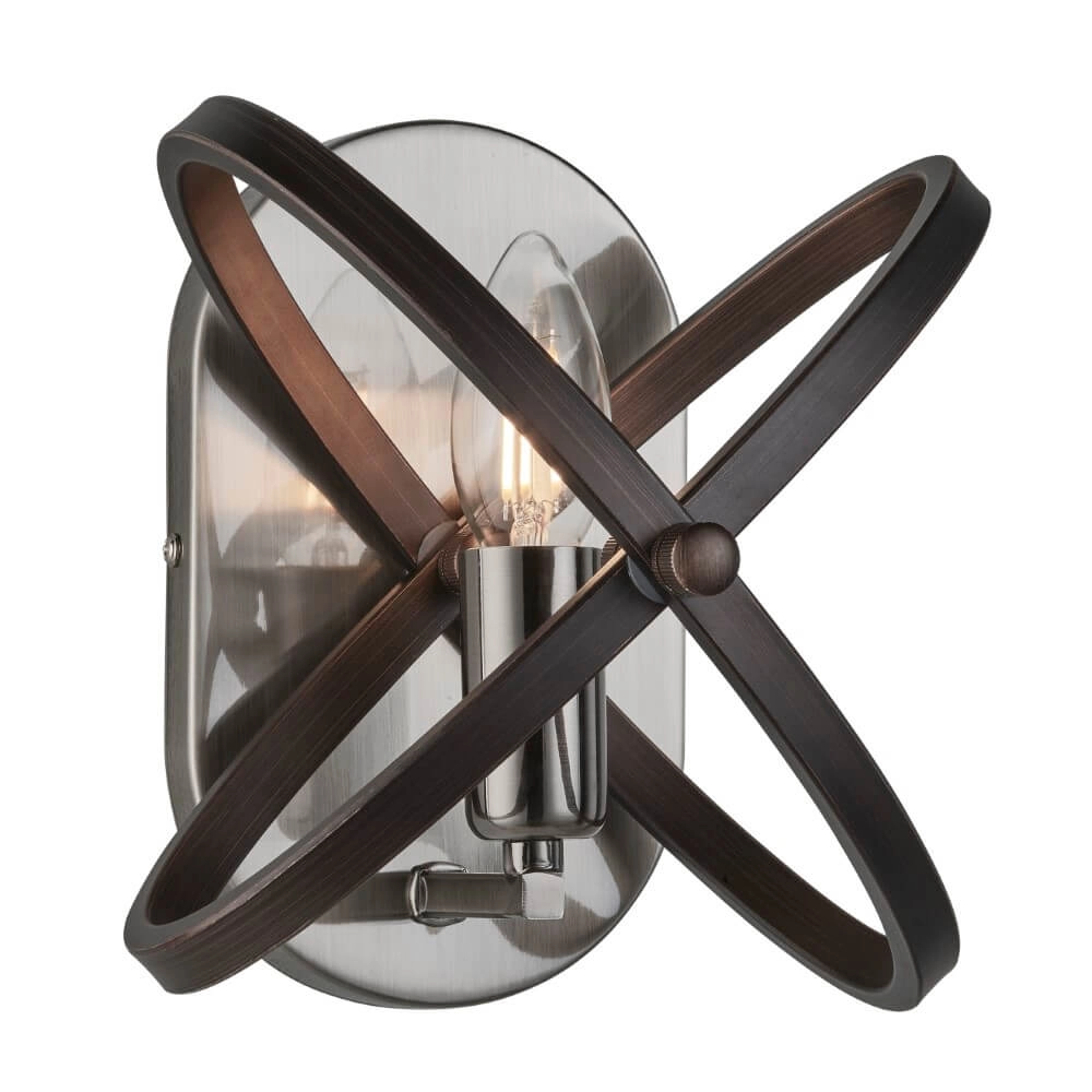Black wall light Hoopla