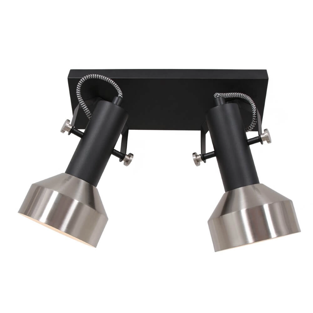 Double ceiling lamp Acier Steinhauer 8712746151459