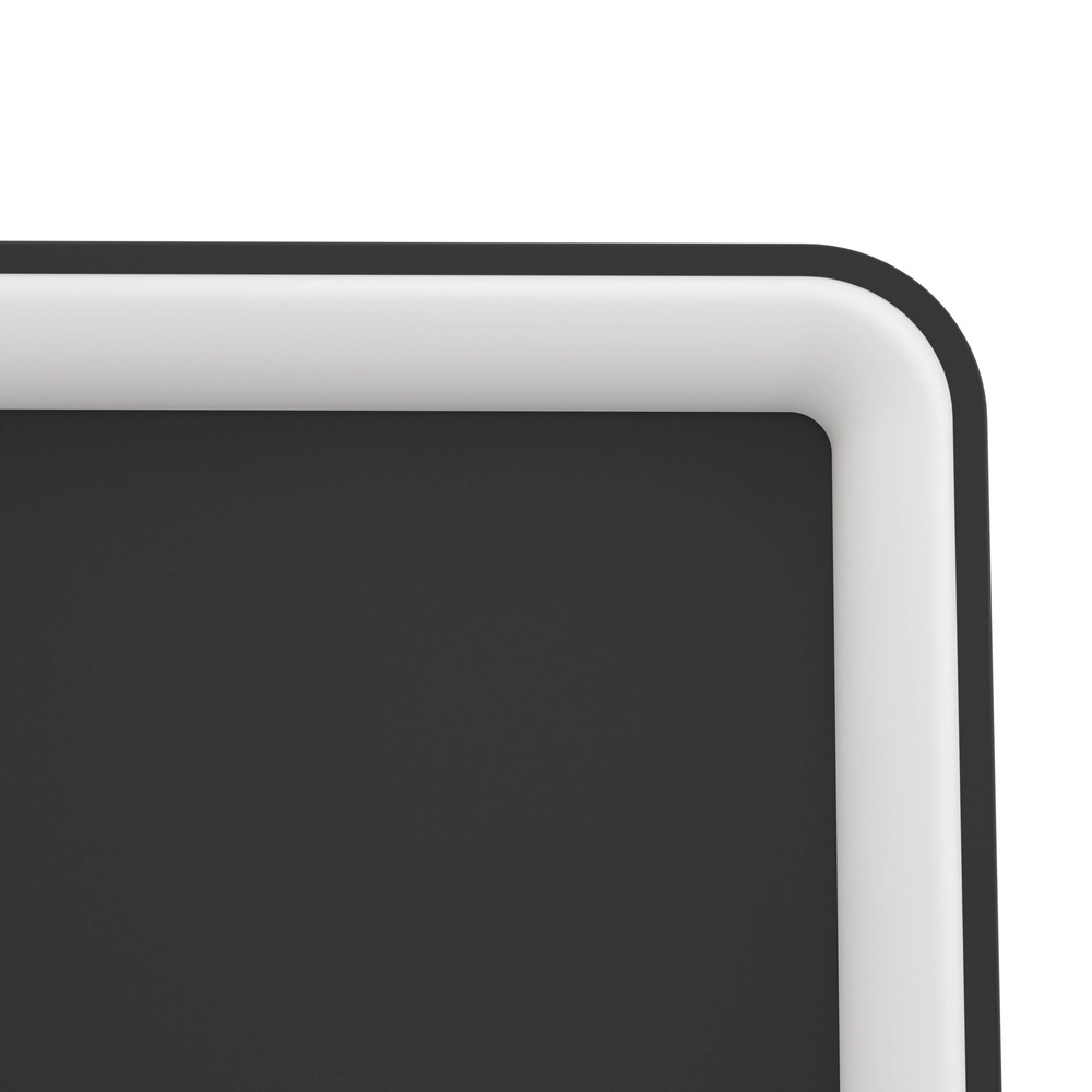 Sleek led ceiling light Loretello 35x35cm - black Eglo 9008606316397