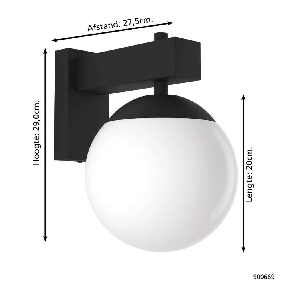 Sphere outdoor lamp Bufalata Eglo 9008606261758