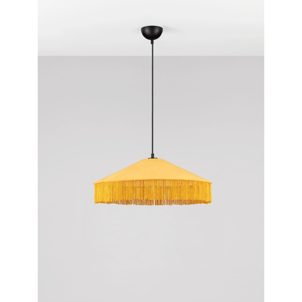 Tiffany pendant lamp Velvy yellow Lyora 5212017493774