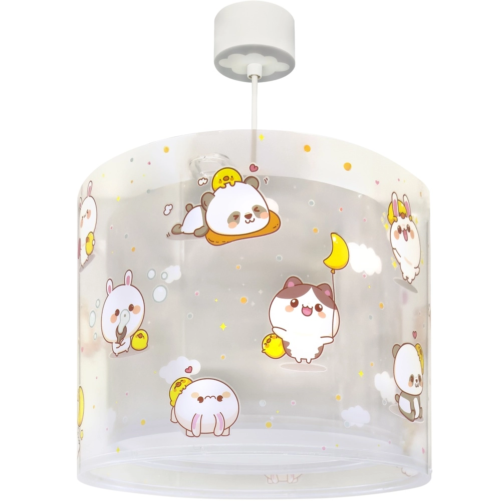 Children's pendant lamp Kawaii Friends Grey glow in the dark Dalber 8420406002682