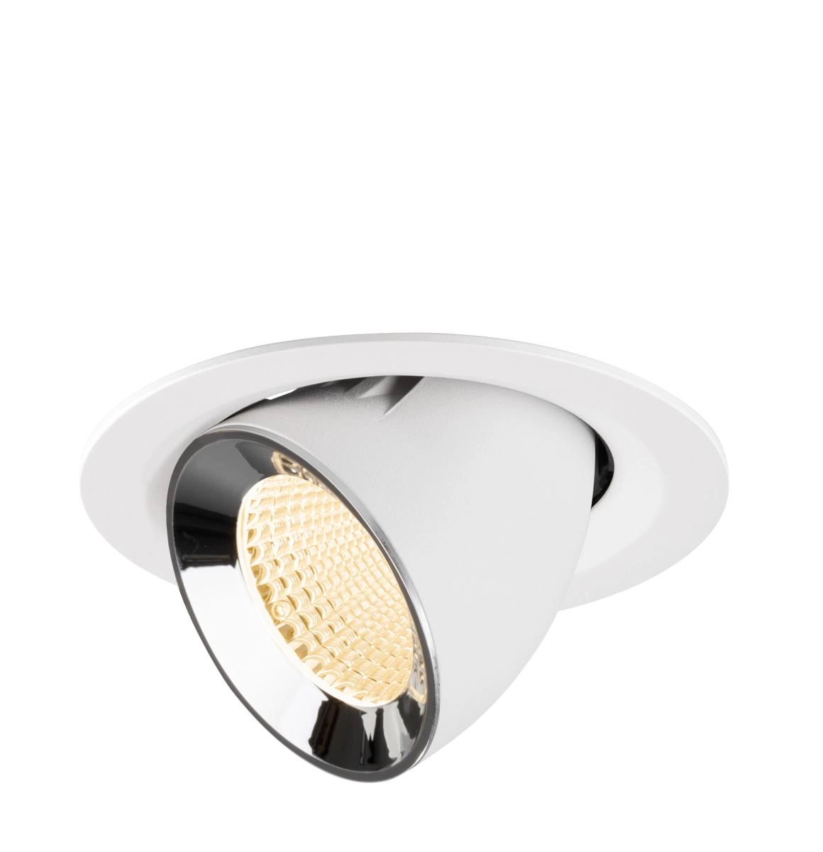 Recessed spotlight Numinos Gimble M white/chrome 2700K - 40deg