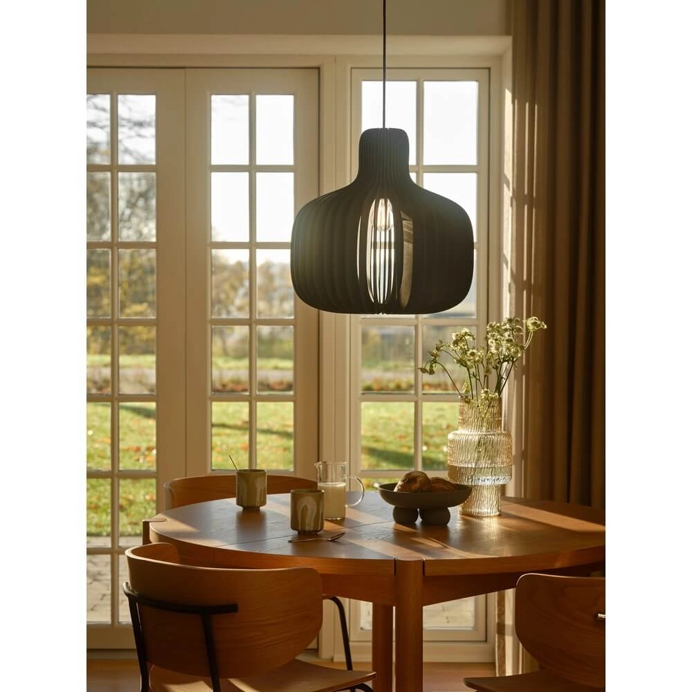 Design pendant lamp Hazo black Ø 43cm Nordlux 5704924024269