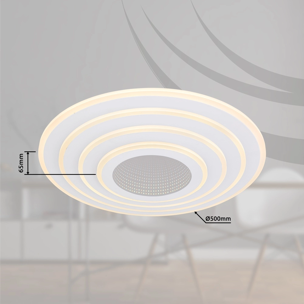 Sleek ceiling lamp Jocelyn white Globo 9007371407682