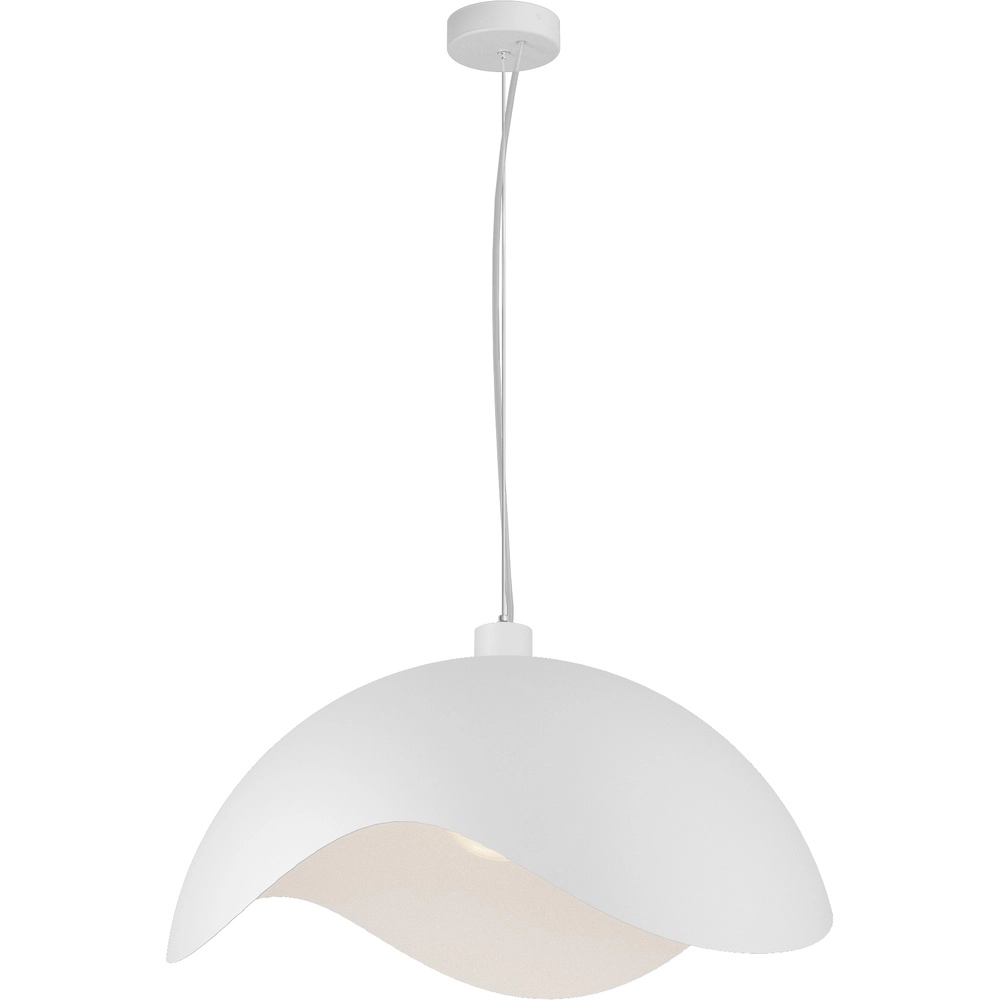 Design pendant lamp Volta Ø60cm - wavy - white