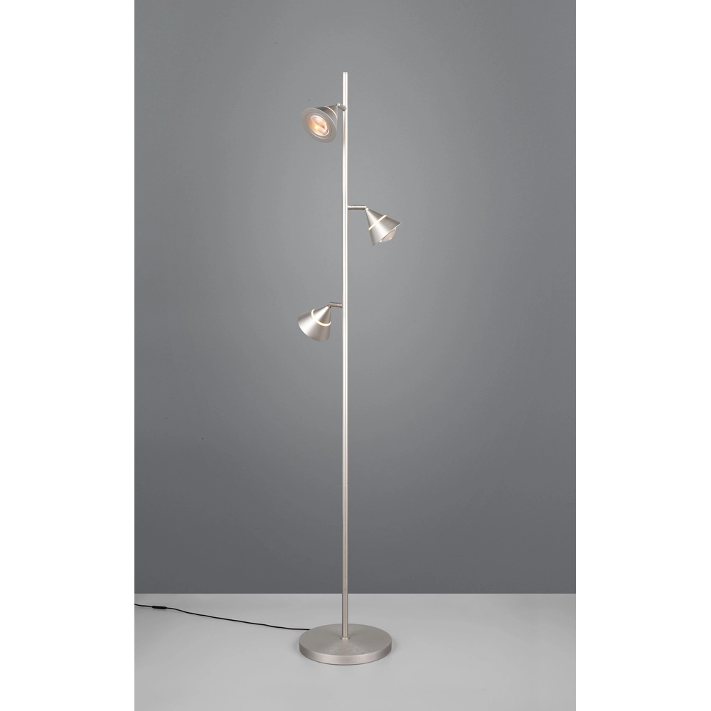 Floor lamp Romeo nickel Trio 4017807675375