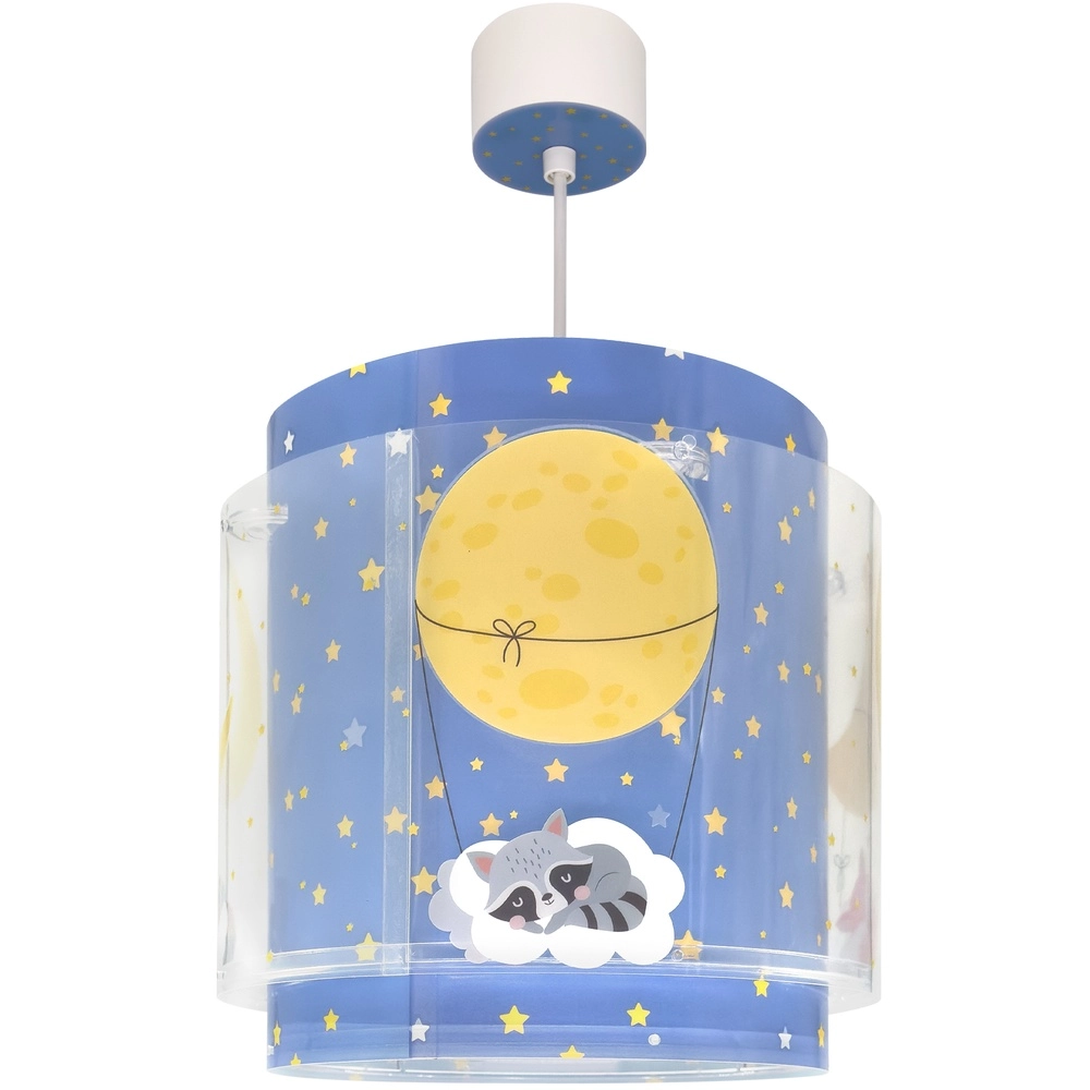 Children's room pendant lamp Moon Dreams blue Dalber 8420406003085