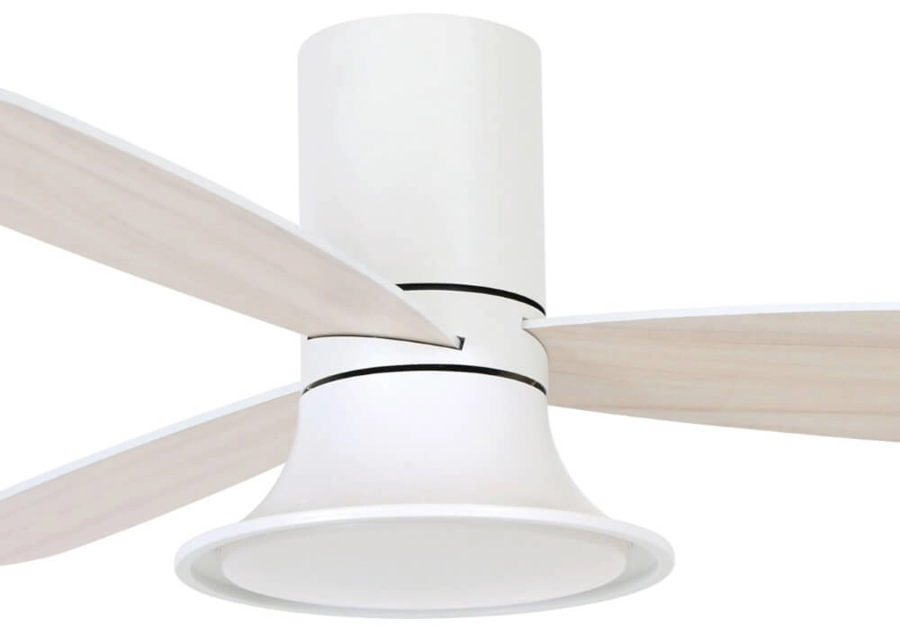White fan with lamp Flusso Ø 132cm Beacon 9333509151777
