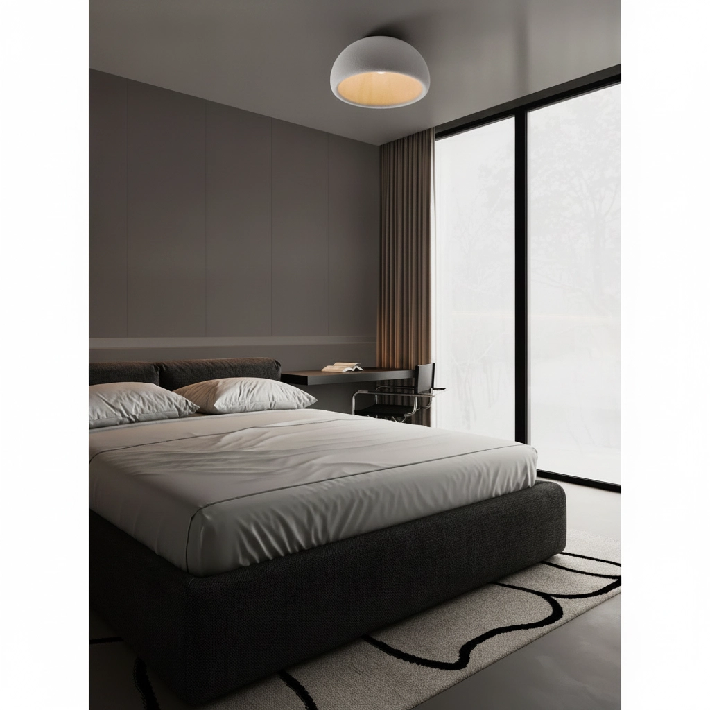 Modern ceiling lamp Davo grey Ø 50cm