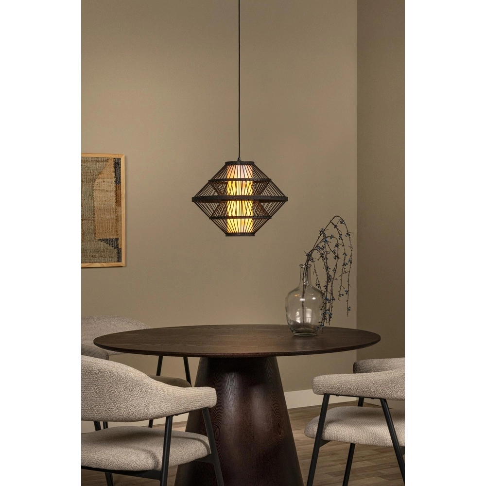 Pendant lamp Pasquino Ø 40cm black Lucide 5411212212245